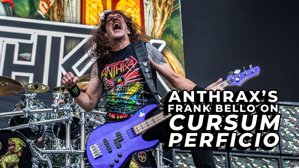 Anthrax's Frank Bello Talks Cursum Perficio, Touring with Iron Maiden, Big 4 Memories