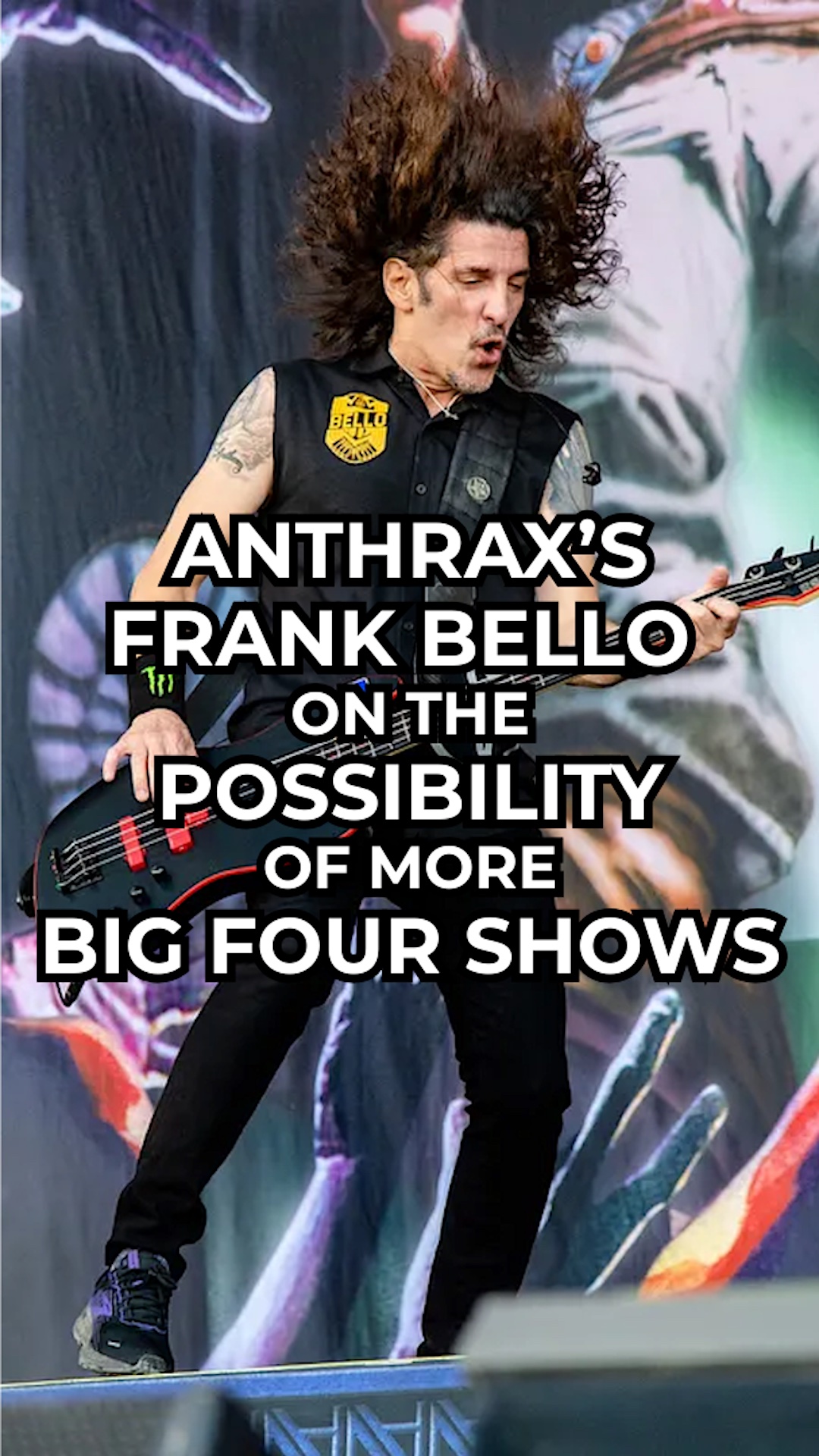 Anthrax's Frank Bello on More Big Four Shows